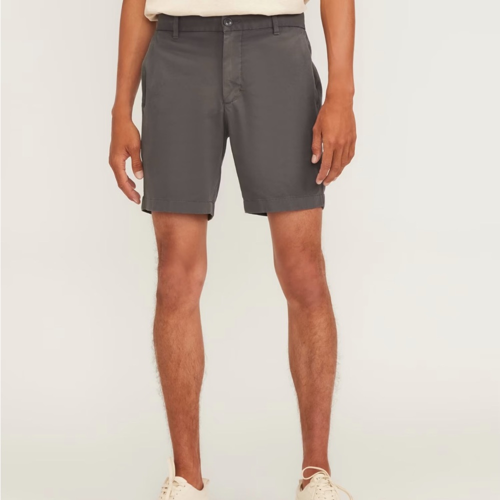 Everlane  Slim Fit Men's 29 Uniform Chino Shorts Gray Inseam 7" NWT